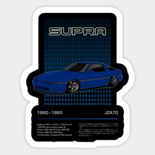 Supra MK3 (blue) Sticker